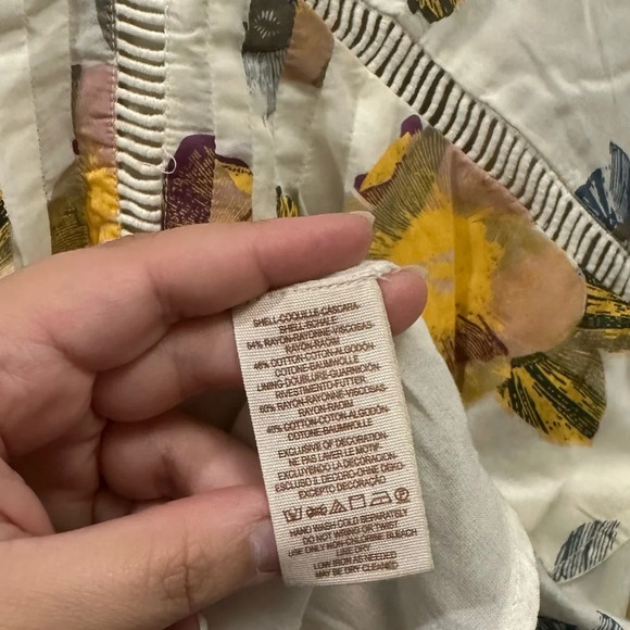 Free People Strawberry Fields Mini Dress Size Small Ivory - Picture 8 of 10